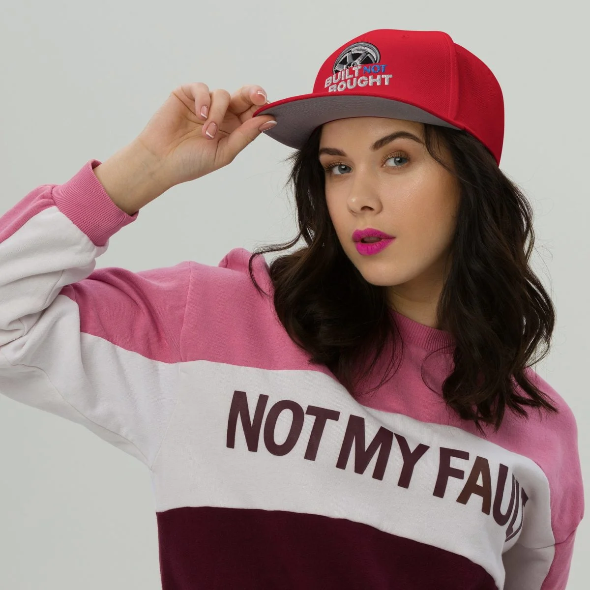 Built Not Bought Snapback Hat - Image 34