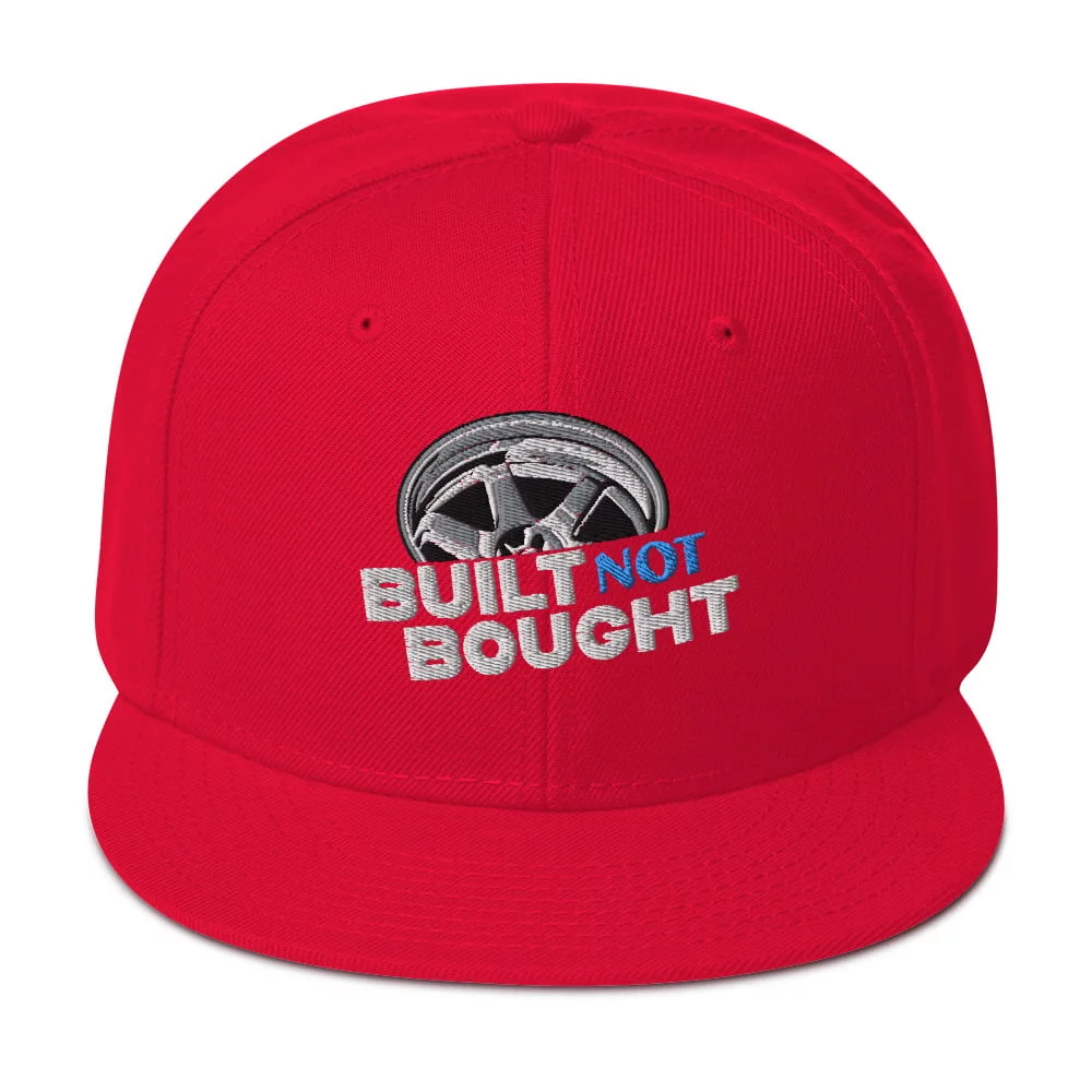 Built Not Bought Snapback Hat - Image 79