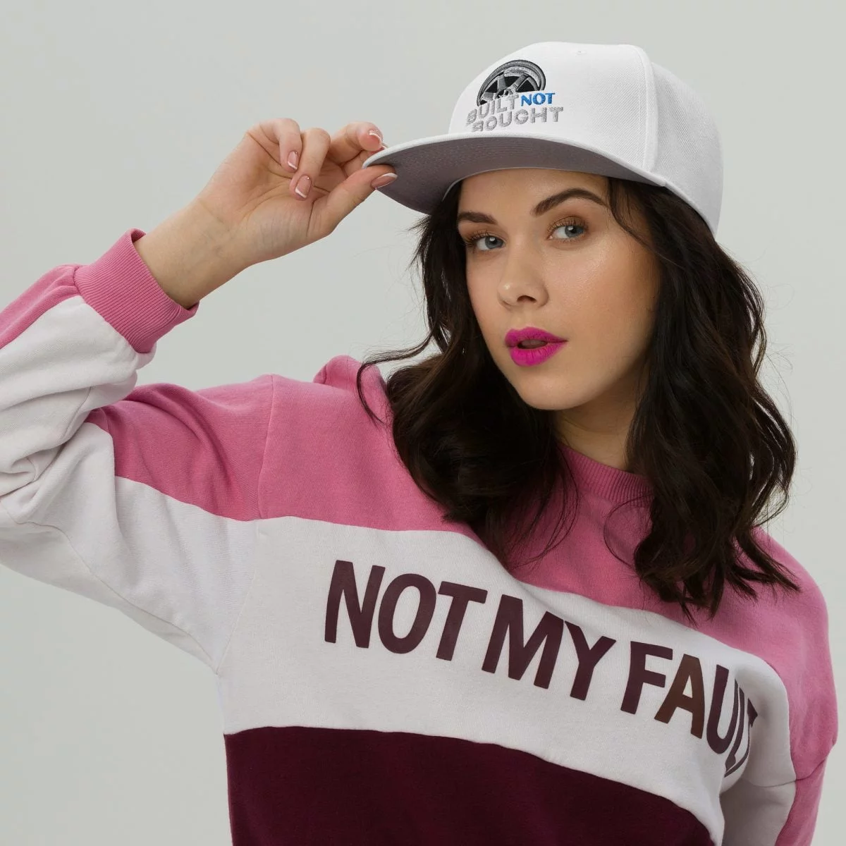 Built Not Bought Snapback Hat - Image 56