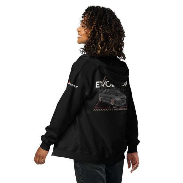 Mitsubishi Lancer Evolution VIII Unisex Zip Hoodie