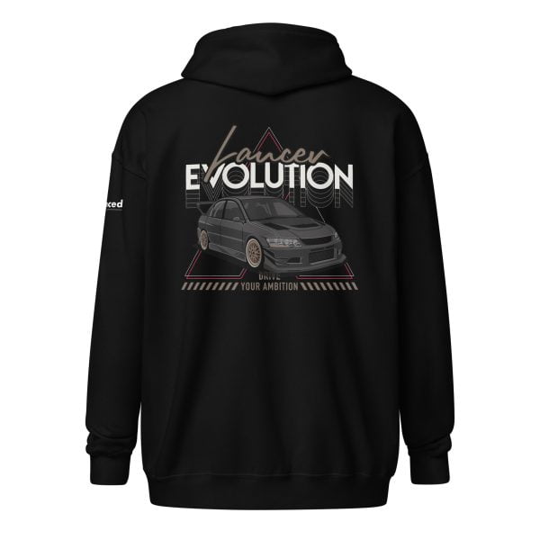 Mitsubishi Lancer Evolution VIII Unisex Zip Hoodie