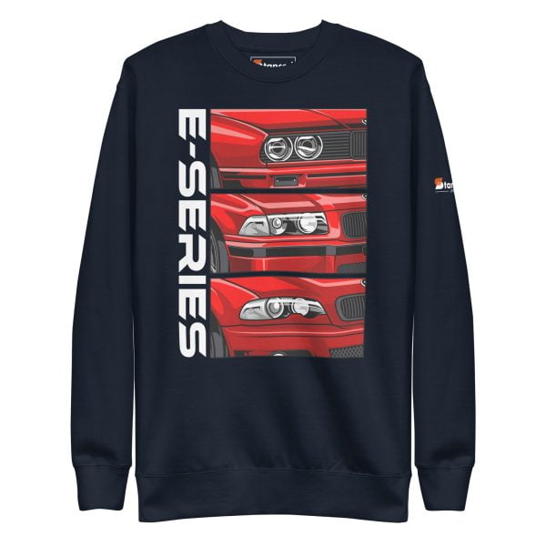 BMW 3 Series E30 E36 E40 Unisex Premium Sweatshirt - navy.
