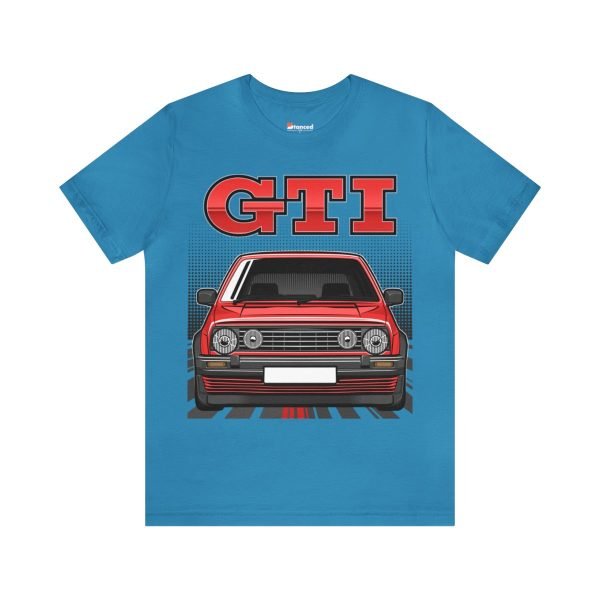 Volkswagen Golf Mk2 GTI T-shirt - Unisex Crewneck (Red Print)