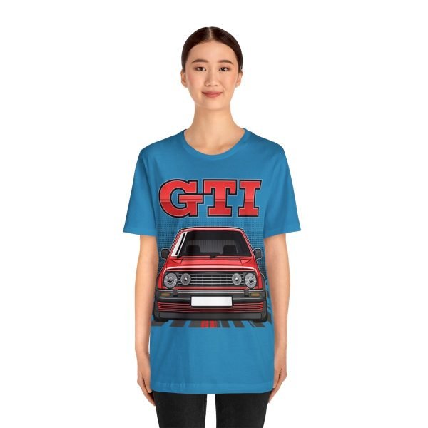 Volkswagen Golf Mk2 GTI T-shirt - Unisex Crewneck (Red Print)
