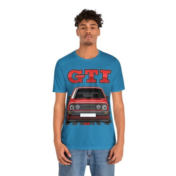 Volkswagen Golf Mk2 GTI T-shirt - Unisex Crewneck (Red Print)