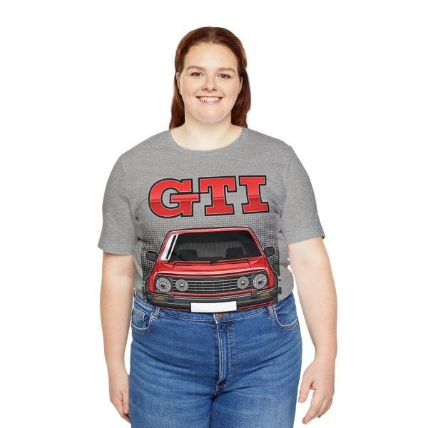 Volkswagen Golf Mk2 GTI T-shirt - Unisex Crewneck (Red Print)