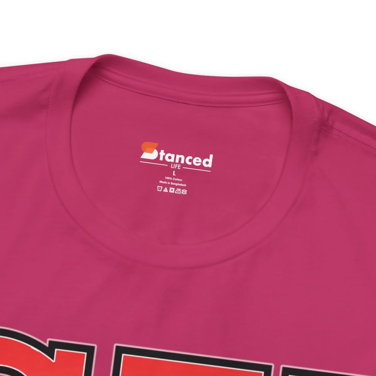 Volkswagen Golf Mk2 GTI T-shirt - Unisex Crewneck (Red Print) - Image 179