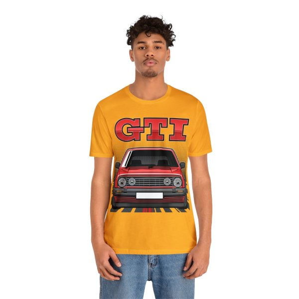 Volkswagen Golf Mk2 GTI T-shirt - Unisex Crewneck (Red Print)