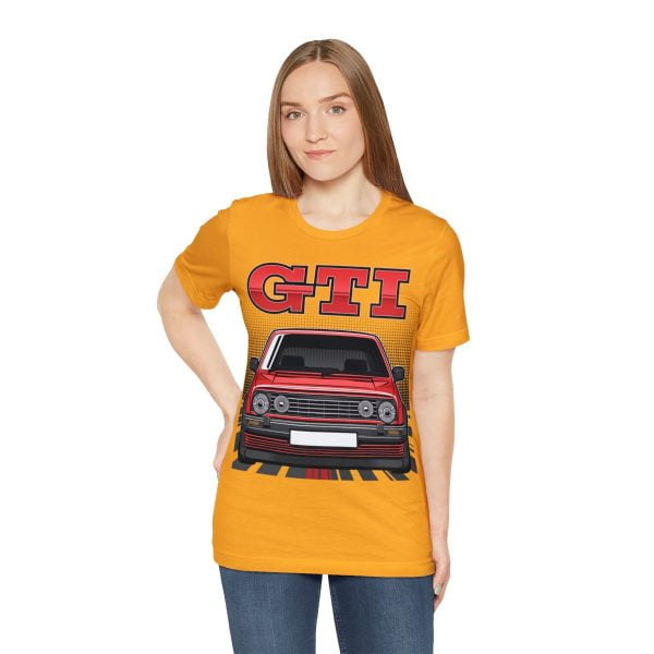 Volkswagen Golf Mk2 GTI T-shirt - Unisex Crewneck (Red Print)