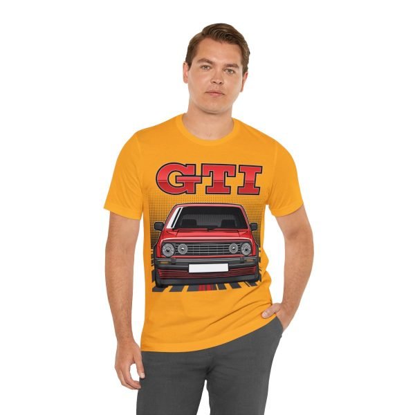 Volkswagen Golf Mk2 GTI T-shirt - Unisex Crewneck (Red Print)