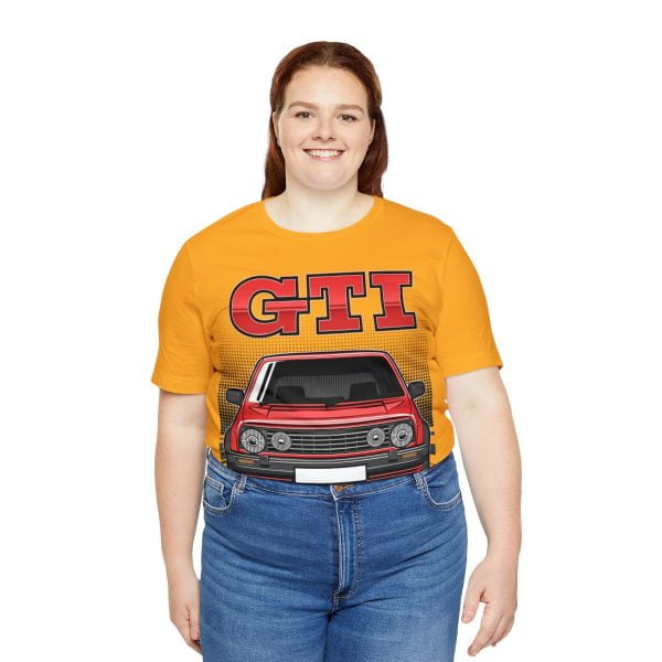 Volkswagen Golf Mk2 GTI T-shirt - Unisex Crewneck (Red Print)