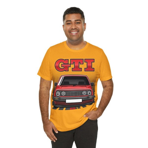 Volkswagen Golf Mk2 GTI T-shirt - Unisex Crewneck (Red Print)