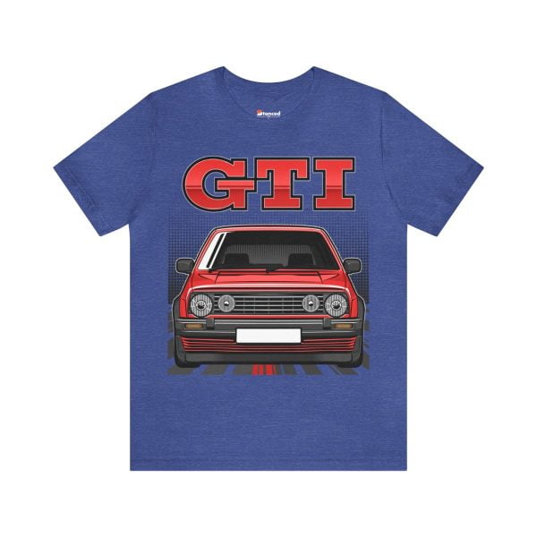 Volkswagen Golf Mk2 GTI T-shirt - Unisex Crewneck (Red Print)