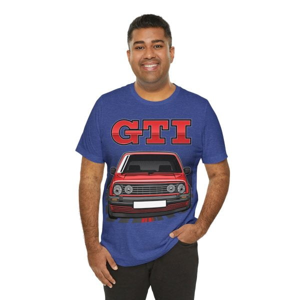 Volkswagen Golf Mk2 GTI T-shirt - Unisex Crewneck (Red Print)