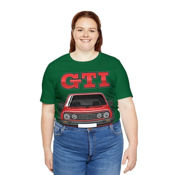 Volkswagen Golf Mk2 GTI T-shirt - Unisex Crewneck (Red Print)
