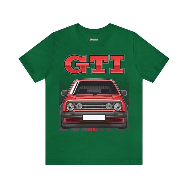 Volkswagen Golf Mk2 GTI T-shirt - Unisex Crewneck (Red Print)