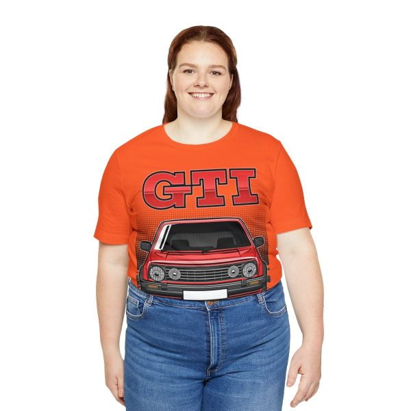 Volkswagen Golf Mk2 GTI T-shirt - Unisex Crewneck (Red Print)