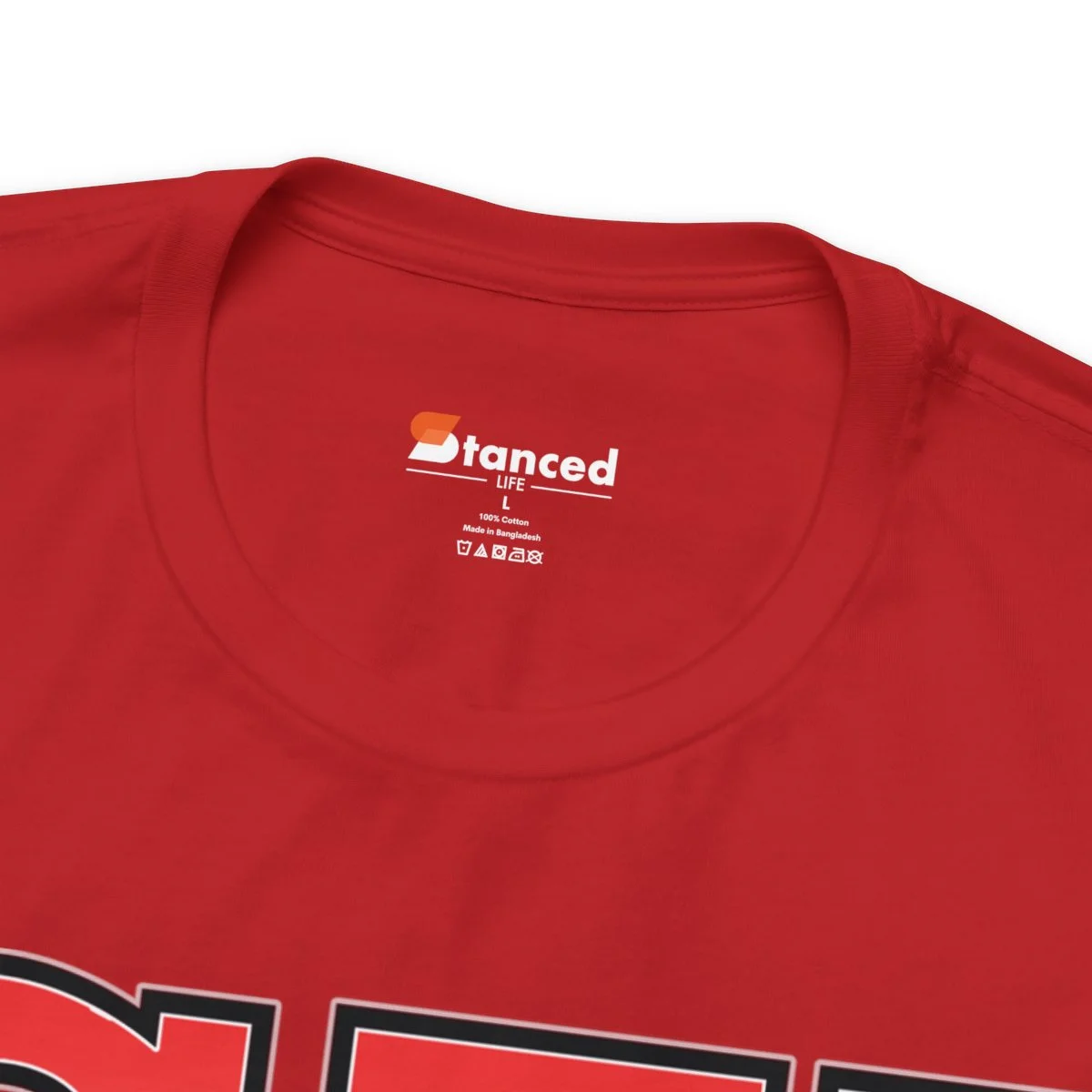 Volkswagen Golf Mk2 GTI T-shirt - Unisex Crewneck (Red Print) - Image 191