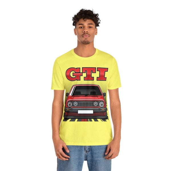 Volkswagen Golf Mk2 GTI T-shirt - Unisex Crewneck (Red Print)