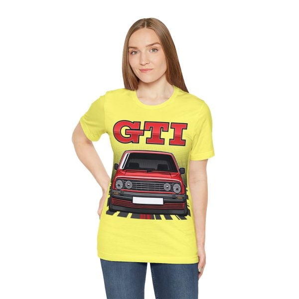 Volkswagen Golf Mk2 GTI T-shirt - Unisex Crewneck (Red Print)