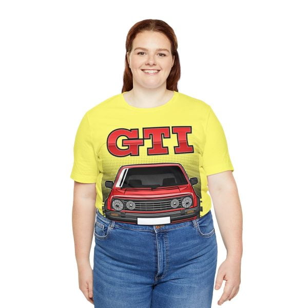 Volkswagen Golf Mk2 GTI T-shirt - Unisex Crewneck (Red Print)