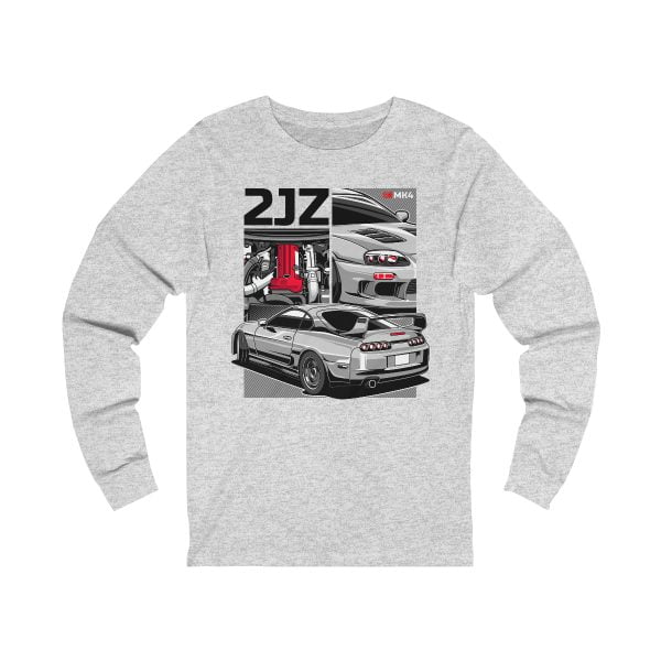 Toyota Supra MKIV 2JZ Unisex Jersey Long Sleeve Shirt