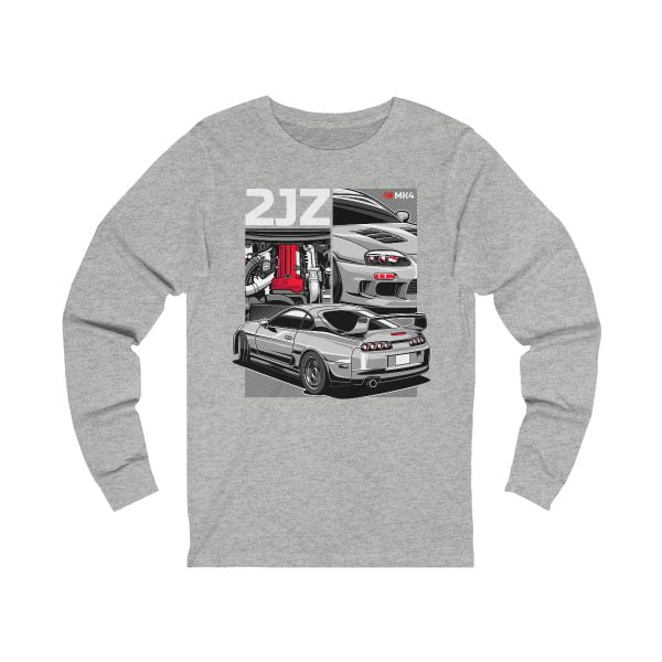 Toyota Supra MKIV 2JZ Unisex Jersey Long Sleeve Shirt