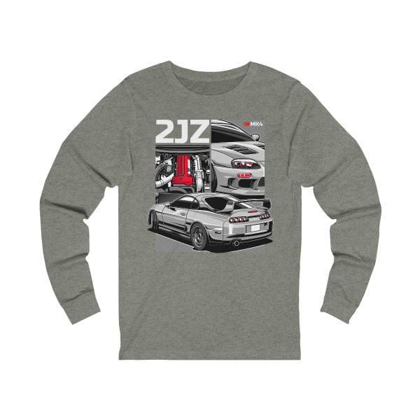 Toyota Supra MKIV 2JZ Unisex Jersey Long Sleeve Shirt