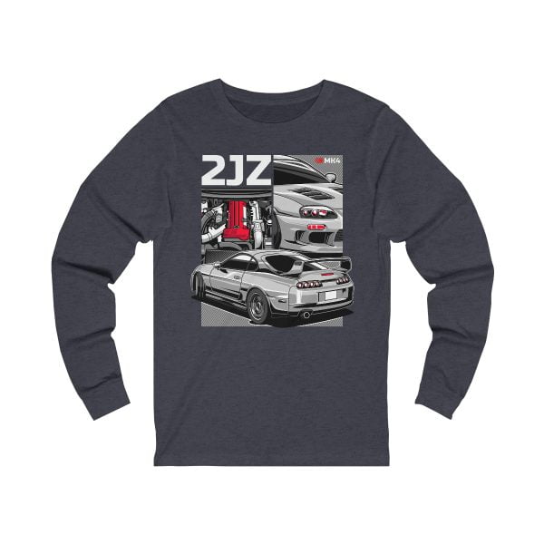 Toyota Supra MKIV 2JZ Unisex Jersey Long Sleeve Shirt