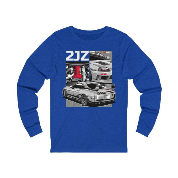 Toyota Supra MKIV 2JZ Unisex Jersey Long Sleeve Shirt