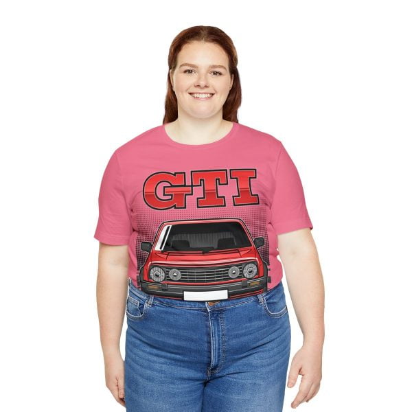 Volkswagen Golf Mk2 GTI T-shirt - Unisex Crewneck (Red Print)