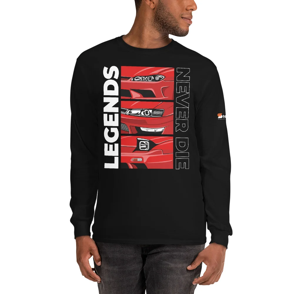 Nissan Silvia 240sx s13 s14 s15 Men’s Long Sleeve Shirt - Image 5