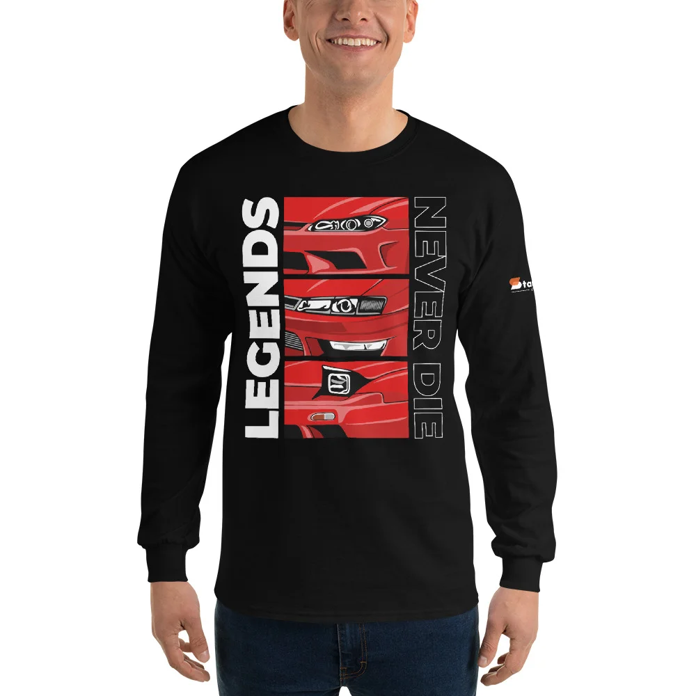 Nissan Silvia 240sx s13 s14 s15 Men’s Long Sleeve Shirt - Image 6