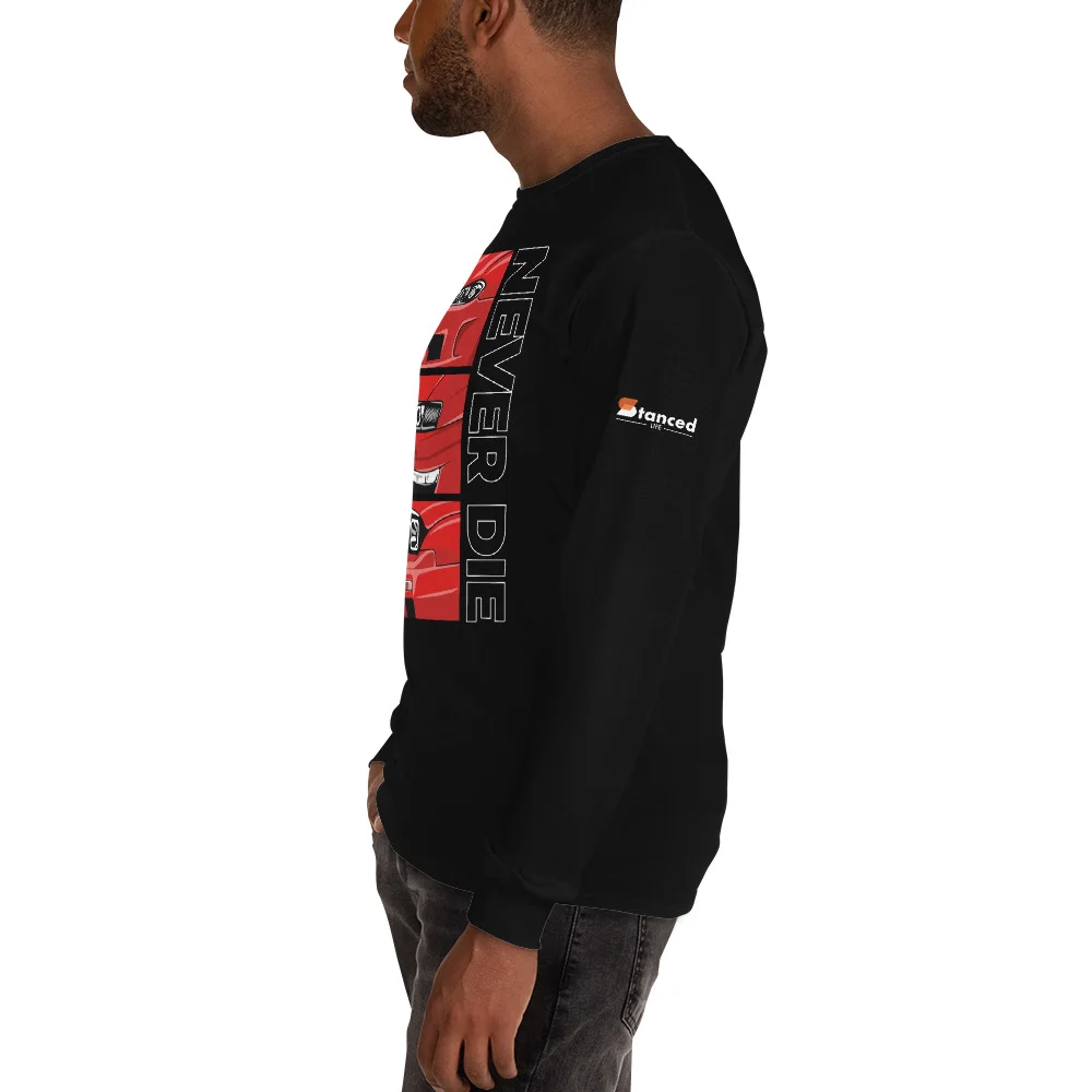 Nissan Silvia 240sx s13 s14 s15 Men’s Long Sleeve Shirt - Image 10