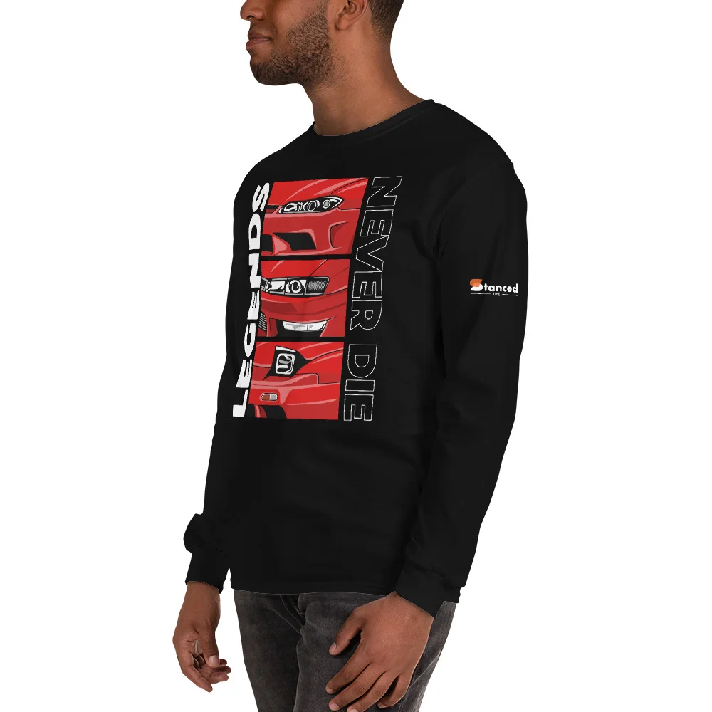 Nissan Silvia 240sx s13 s14 s15 Men’s Long Sleeve Shirt - Image 11