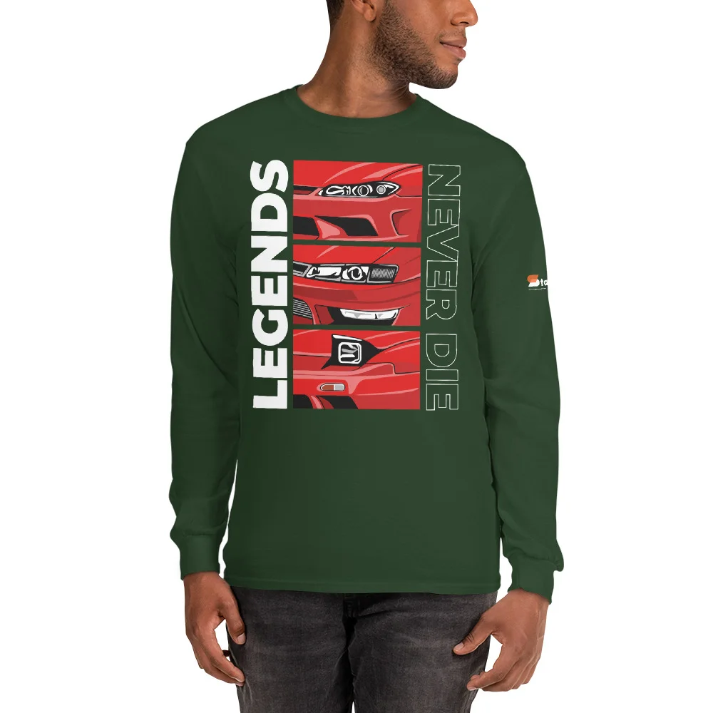 Nissan Silvia 240sx s13 s14 s15 Men’s Long Sleeve Shirt - Image 34