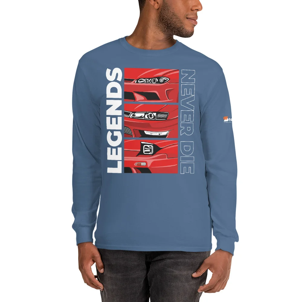 Nissan Silvia 240sx s13 s14 s15 Men’s Long Sleeve Shirt - Image 62