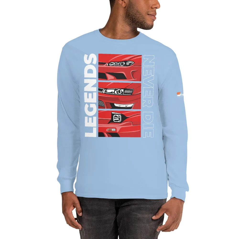 Nissan Silvia 240sx s13 s14 s15 Men’s Long Sleeve Shirt - Image 80