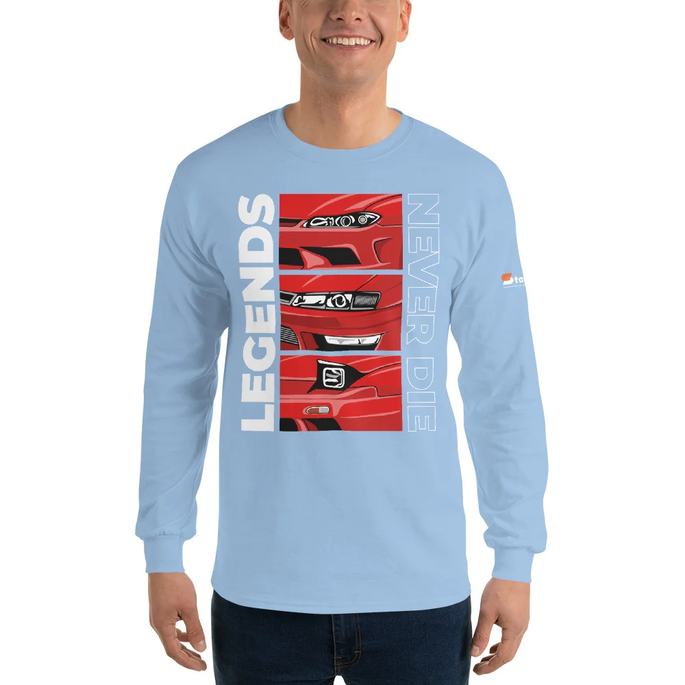 Nissan Silvia 240sx s13 s14 s15 Men’s Long Sleeve Shirt - Image 82