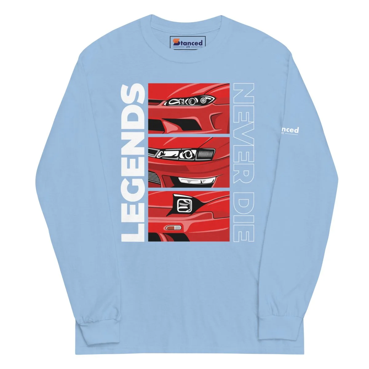 Nissan Silvia 240sx s13 s14 s15 Men’s Long Sleeve Shirt - Image 111