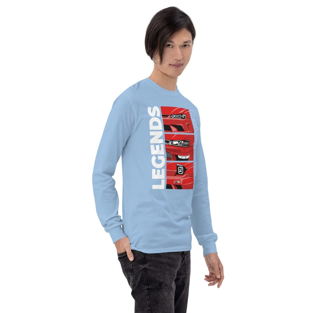 Nissan Silvia 240sx s13 s14 s15 Men’s Long Sleeve Shirt - Image 86