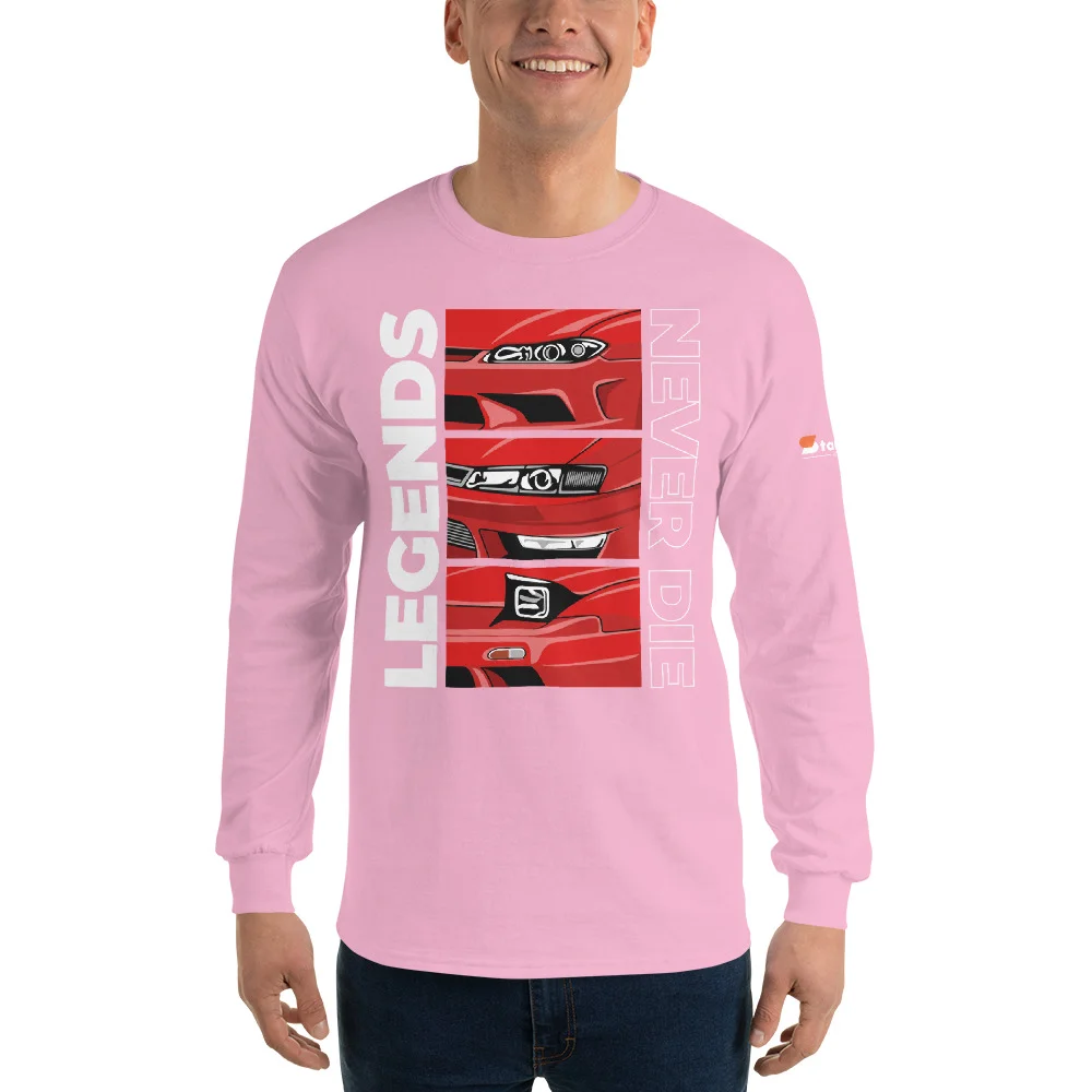 Nissan Silvia 240sx s13 s14 s15 Men’s Long Sleeve Shirt - Image 91