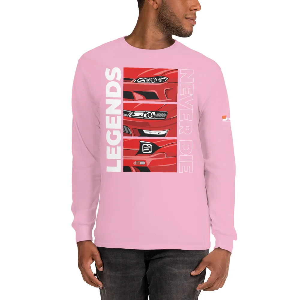 Nissan Silvia 240sx s13 s14 s15 Men’s Long Sleeve Shirt - Image 92