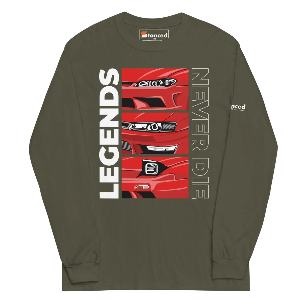 Nissan Silvia 240sx s13 s14 s15 Men’s Long Sleeve Shirt - Image 108