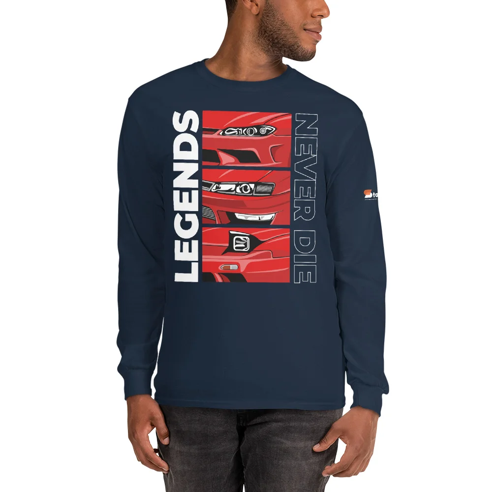 Nissan Silvia 240sx s13 s14 s15 Men’s Long Sleeve Shirt - Image 24