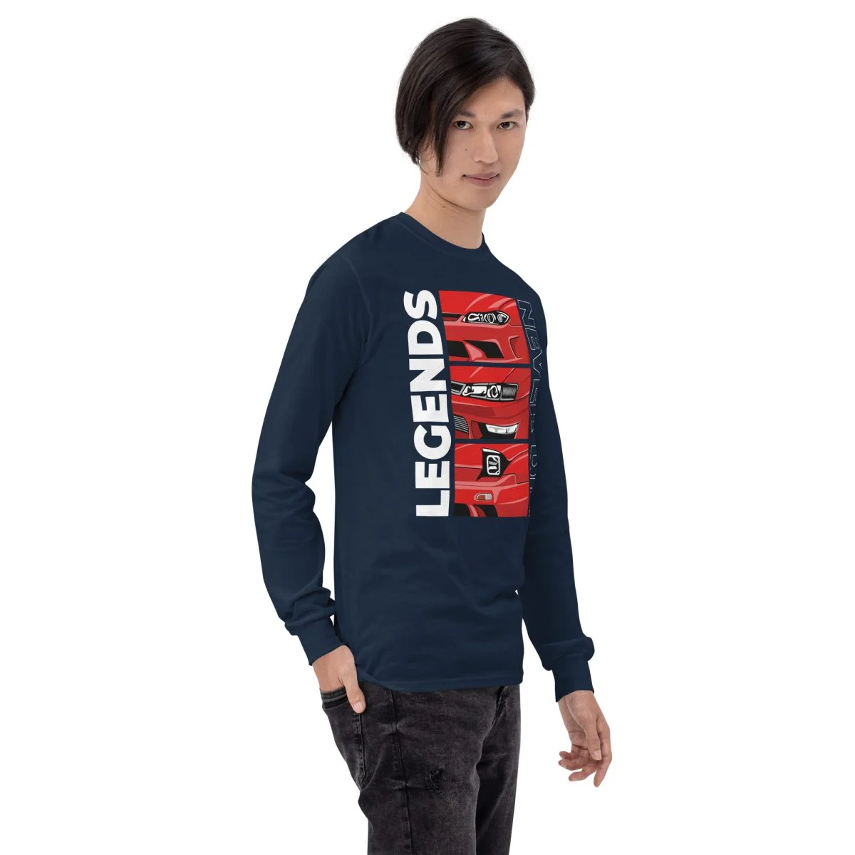 Nissan Silvia 240sx s13 s14 s15 Men’s Long Sleeve Shirt - Image 16