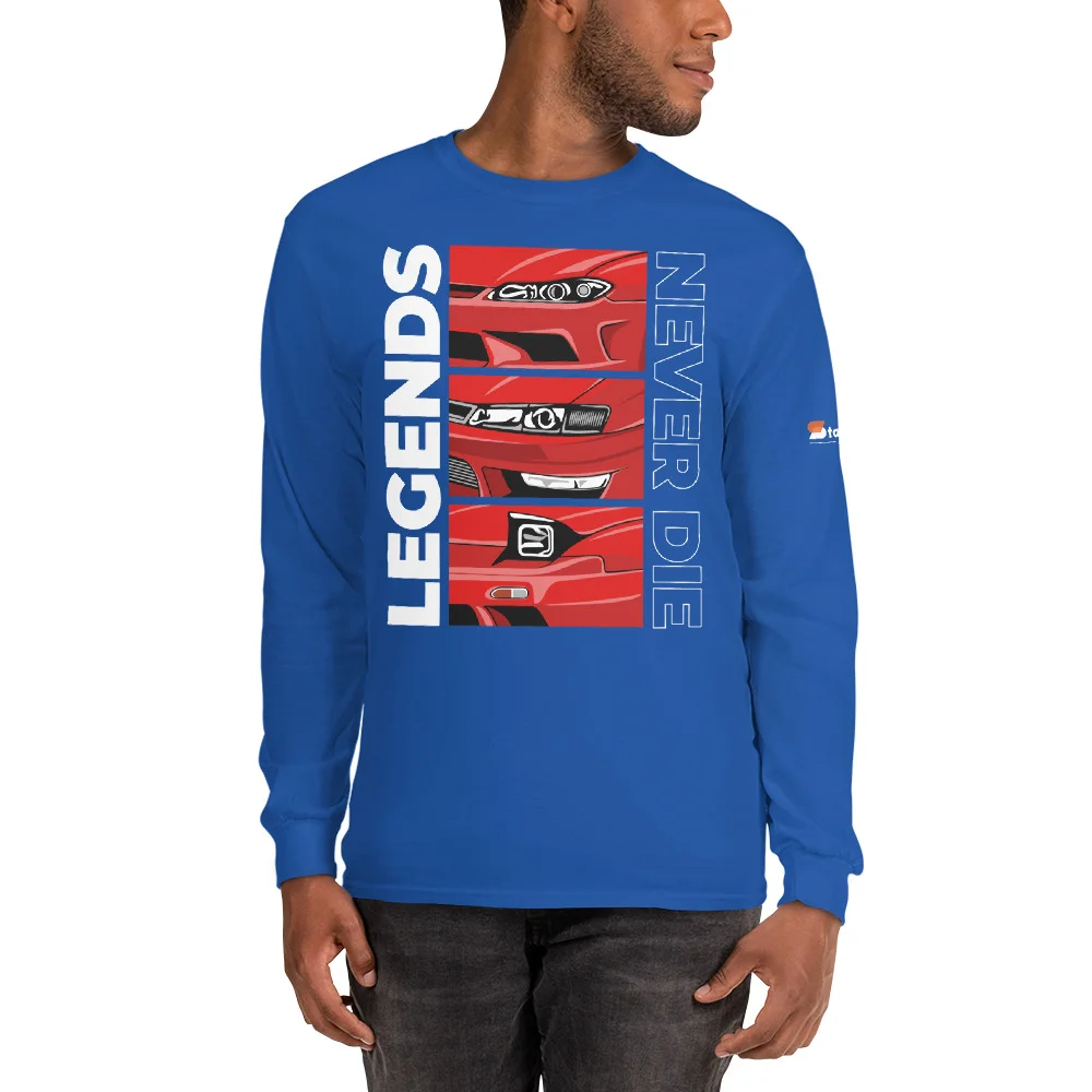 Nissan Silvia 240sx s13 s14 s15 Men’s Long Sleeve Shirt - Image 36