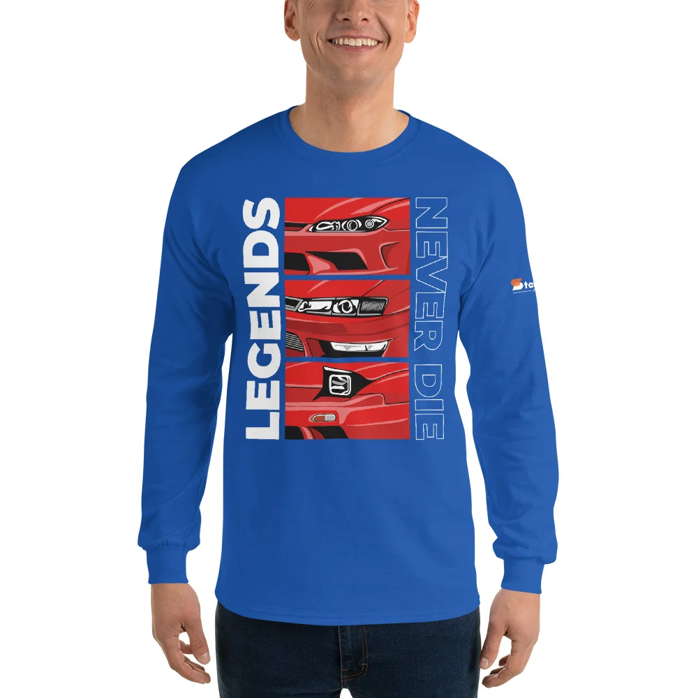 Nissan Silvia 240sx s13 s14 s15 Men’s Long Sleeve Shirt - Image 40