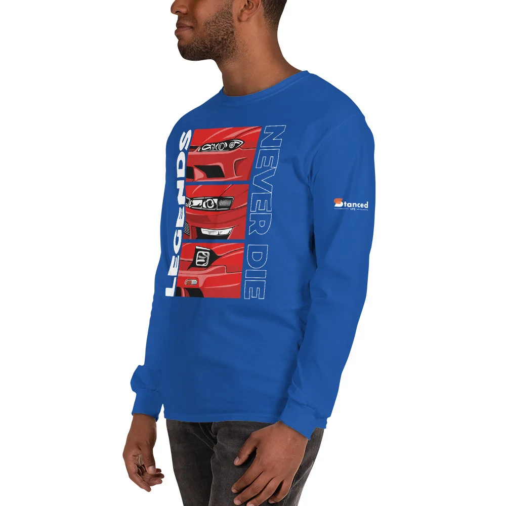 Nissan Silvia 240sx s13 s14 s15 Men’s Long Sleeve Shirt - Image 41