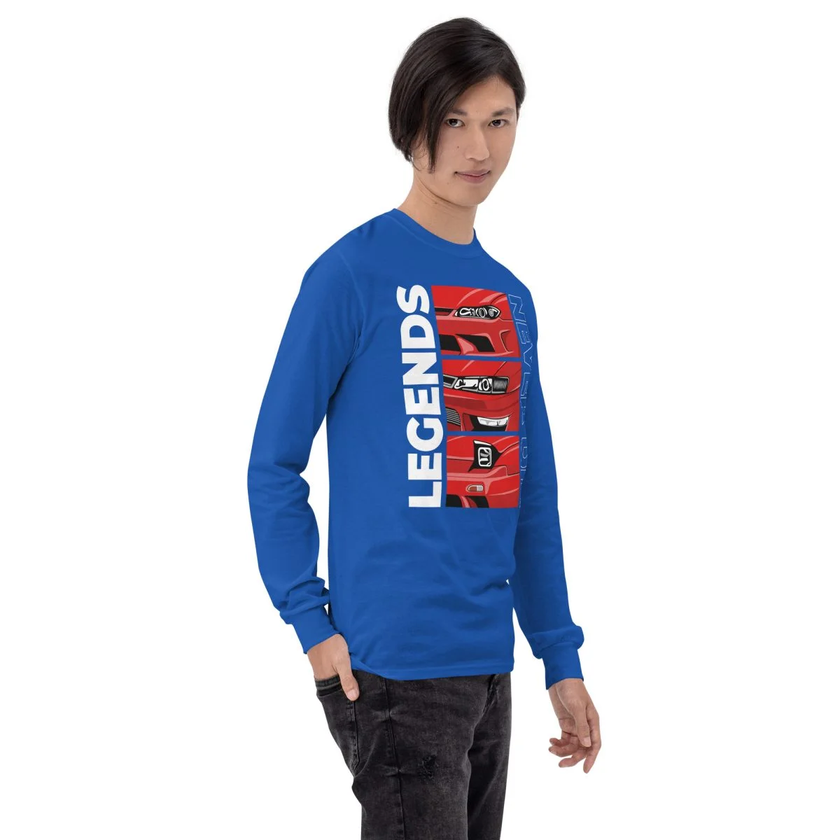 Nissan Silvia 240sx s13 s14 s15 Men’s Long Sleeve Shirt - Image 53